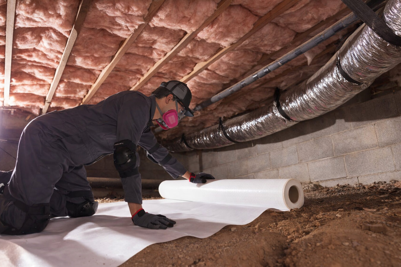 Vapor barrier installation